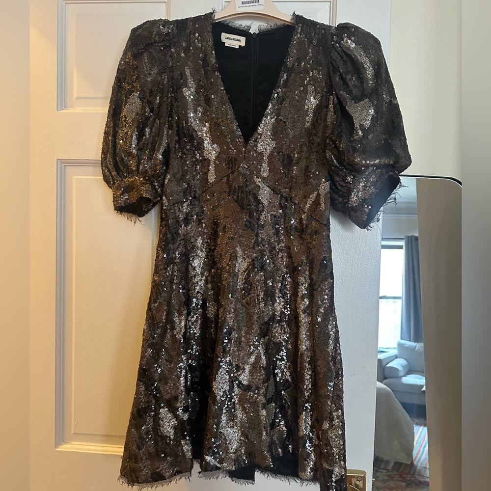 Zadig and Voltaire sequin dress